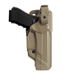 Holster droitier Duty Fast Action DFA804 tan pour GLOCK 17/18