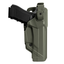 Holster droitier Duty Fast Action DFA804 vert olive pour GLOCK 17/18