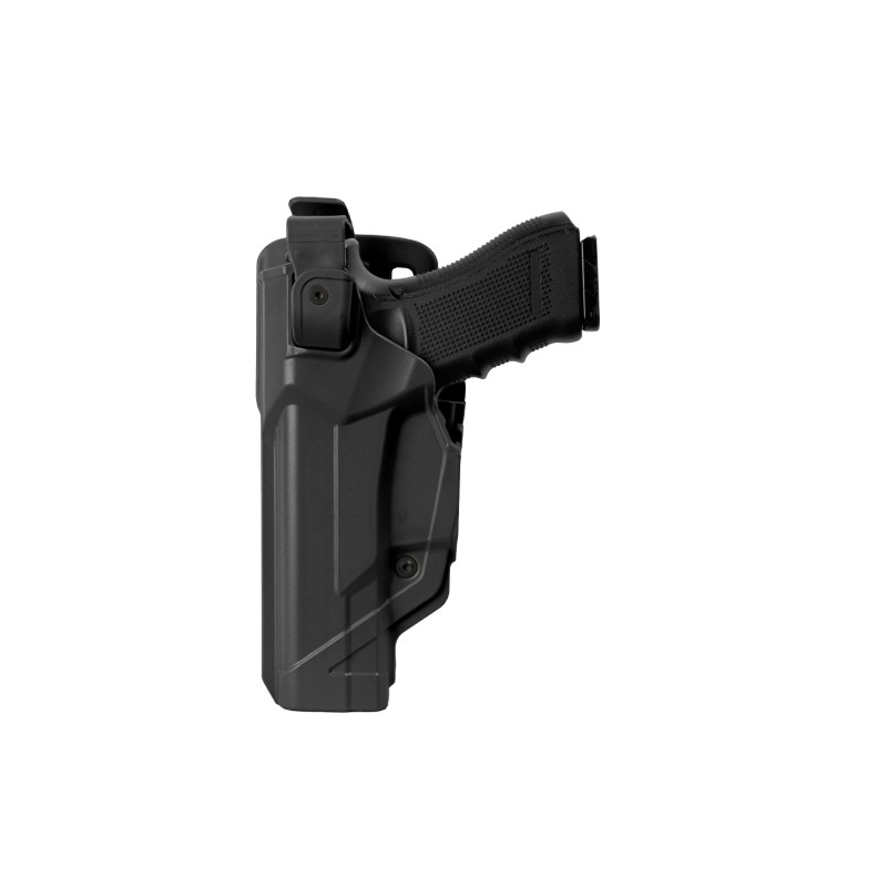 Holster gaucher Duty Fast Action DFA804 noir pour GLOCK 17/18