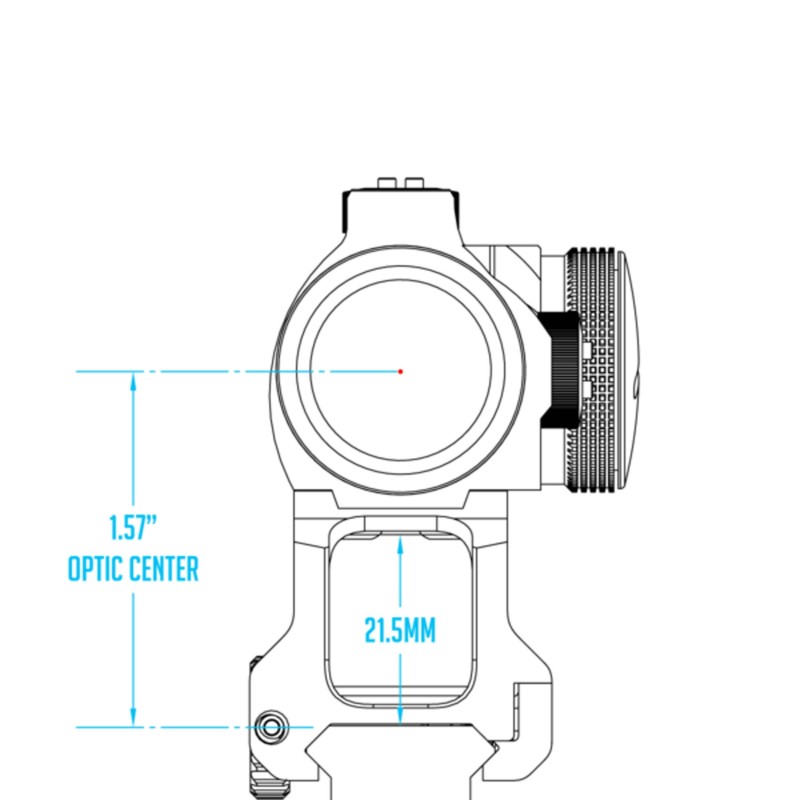 Scalarworks Montage LEAP/01 Micro T2 QD hauteur 1,57"