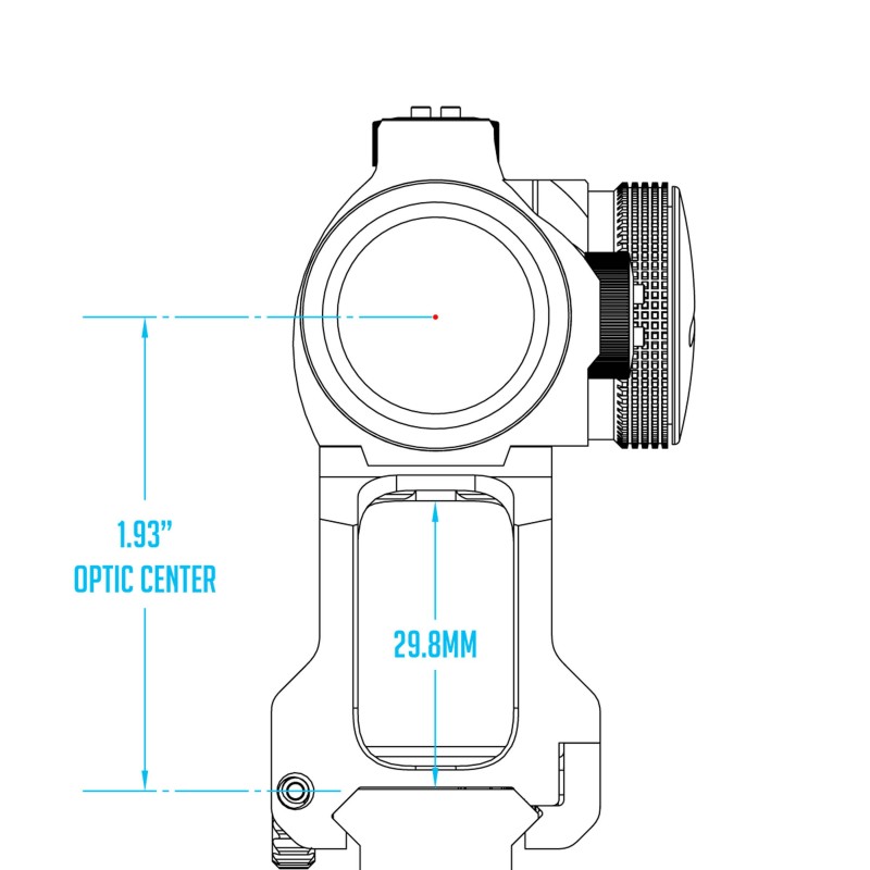 Scalarworks Montage LEAP/01 Micro T2 QD hauteur 1,93"