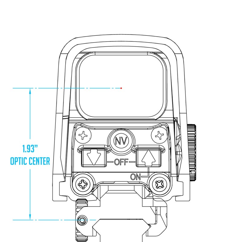 Scalarworks rehausse LEAP/15 picatinny QD