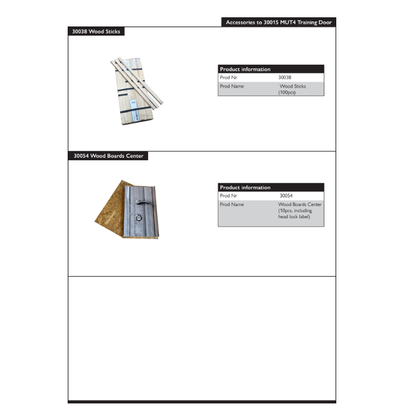 SET MUT4 Training Door 30015