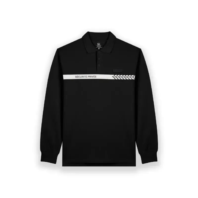 Polo manches longues sécurité privée – GK SAFETEK