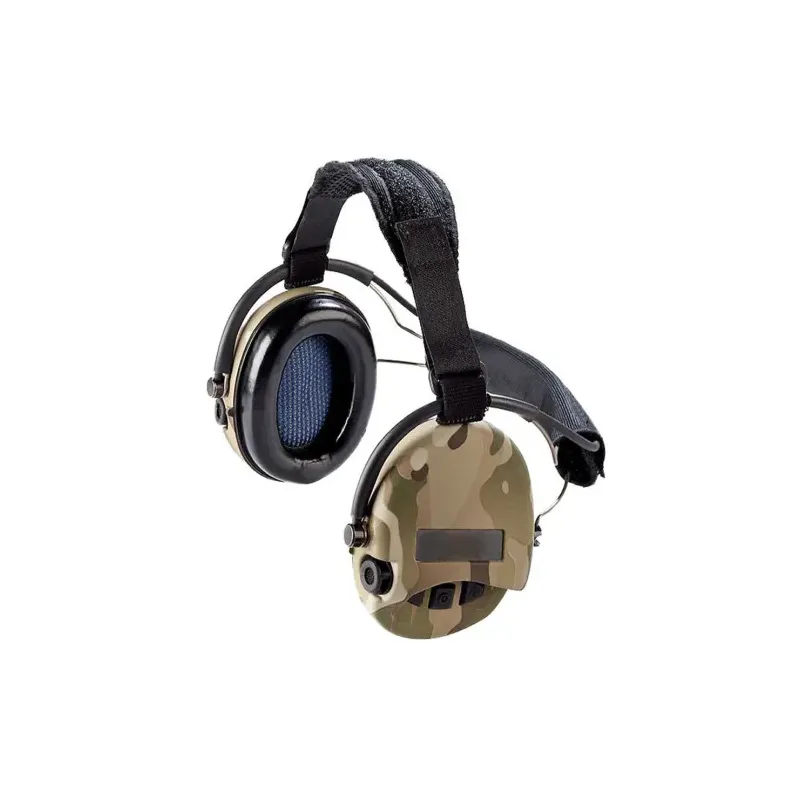 Casque anti-bruit Suprême Pro-X camo serre-nuque tissu noir