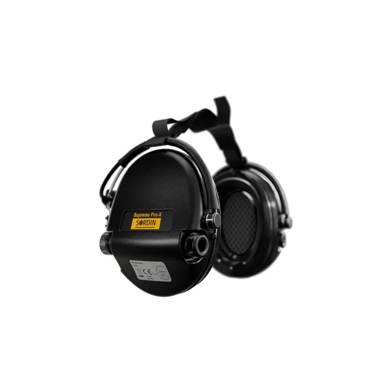 Casque anti-bruit Suprême Pro-X noir serre-nuque noir