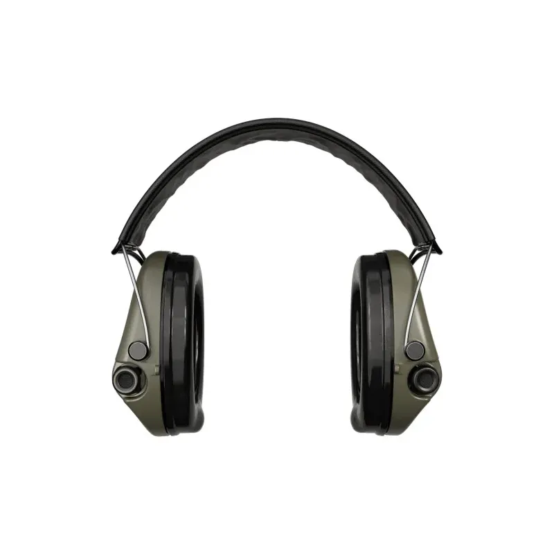 Casque anti-bruit Suprême Pro-X vert olive serre-tête cuir noir