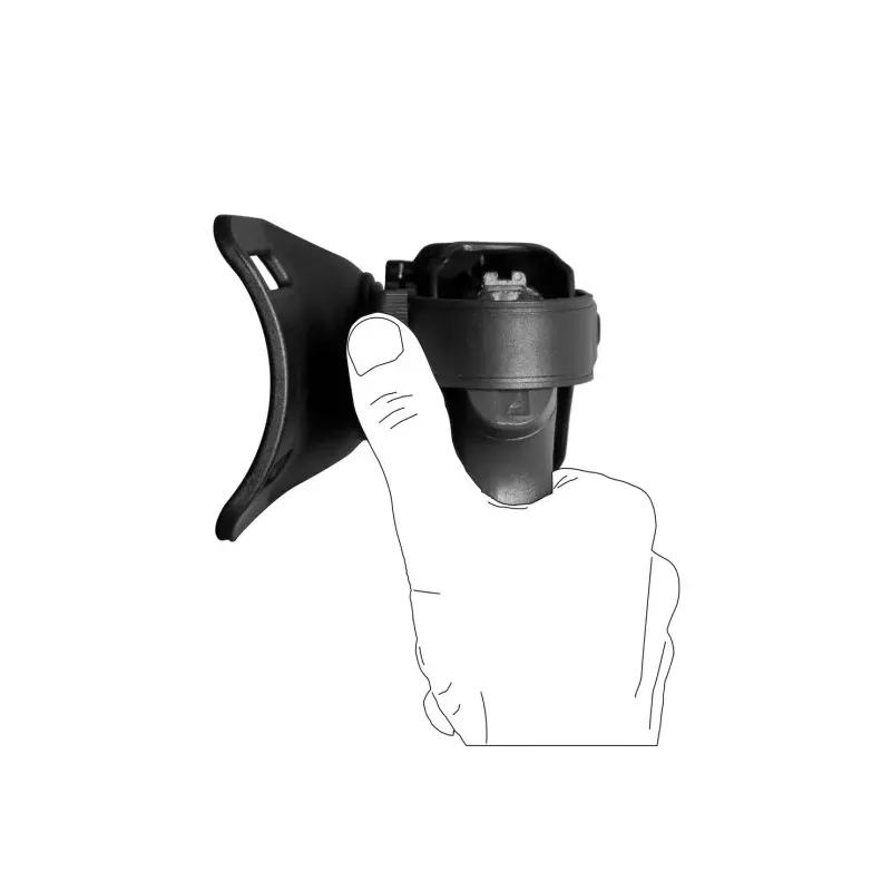 Holster Zoom VKZ804 pour GLOCK 17/18/19/22/23 avec lampe/laser