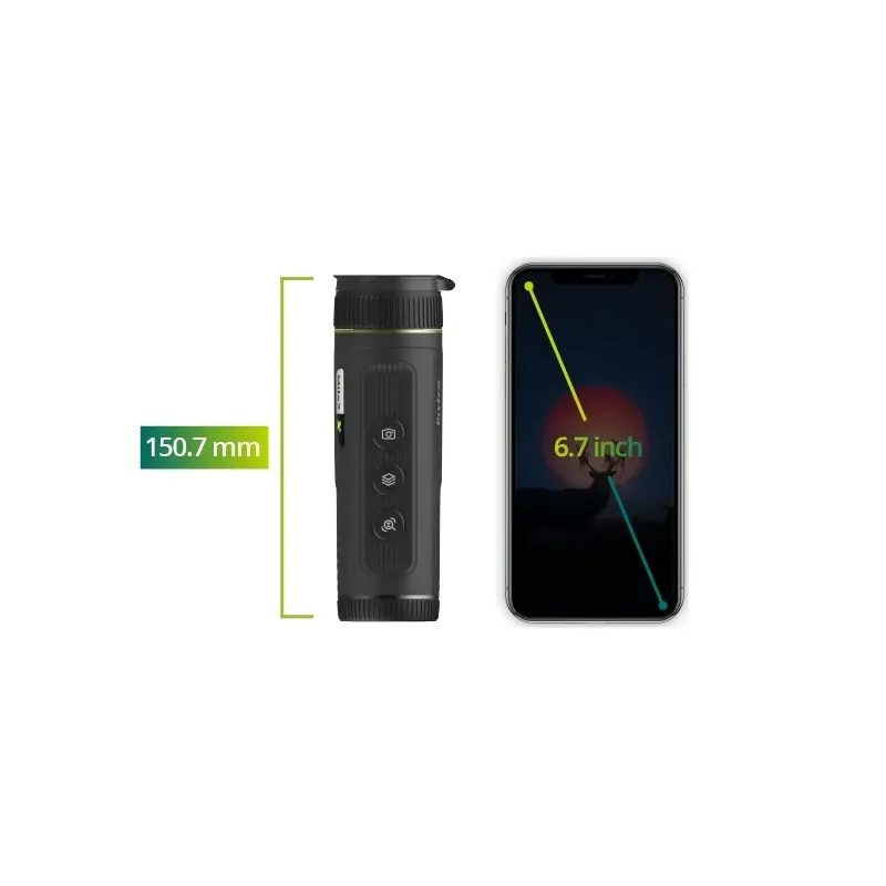 Monoculaire de vision thermique Pixfra série Mile 2