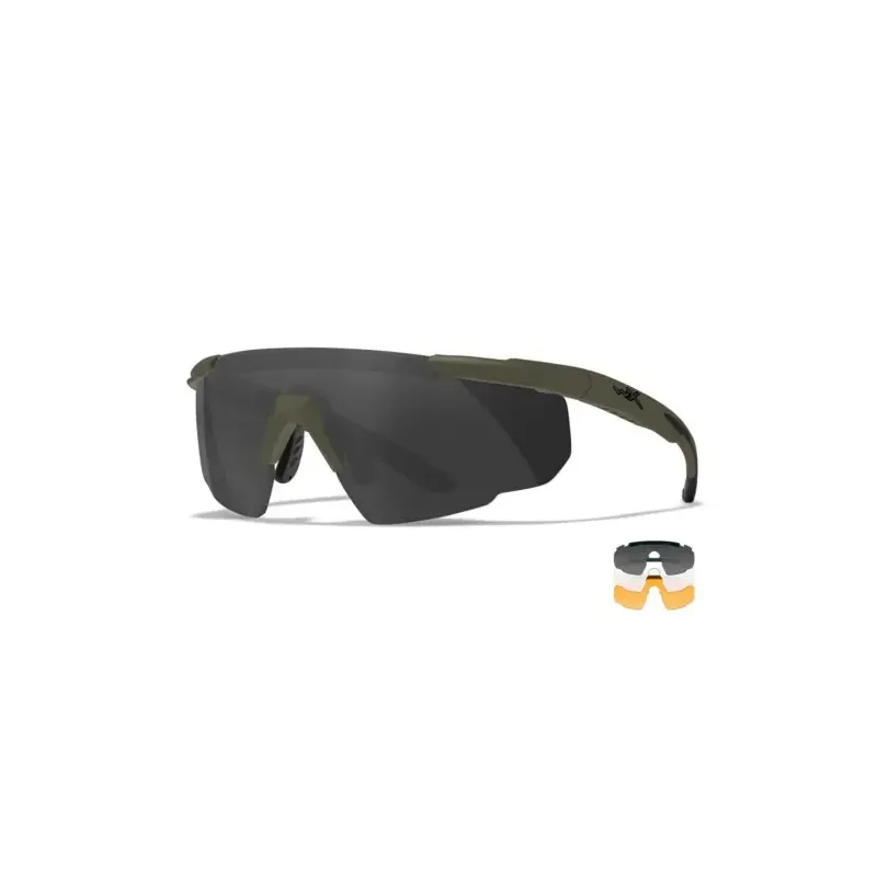 Lunettes balistiques Saber Advanced  écrans fumé/incolore/orange