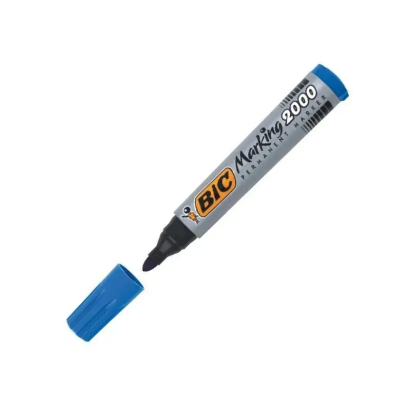 Marqueur permanent bleu