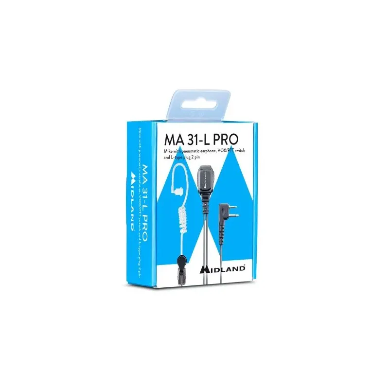 OREILLETTE MIDLAND MA31 L Pro Microphone 2 Broches pour G9