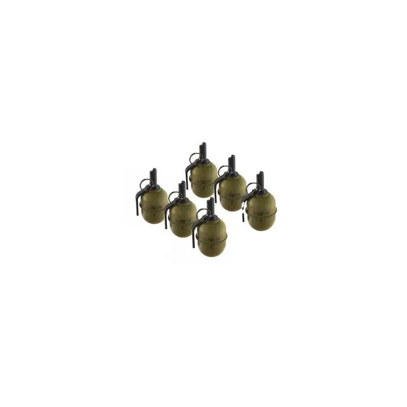 PACK 6 GRENADES TAG 19 Y SANS ECLATS