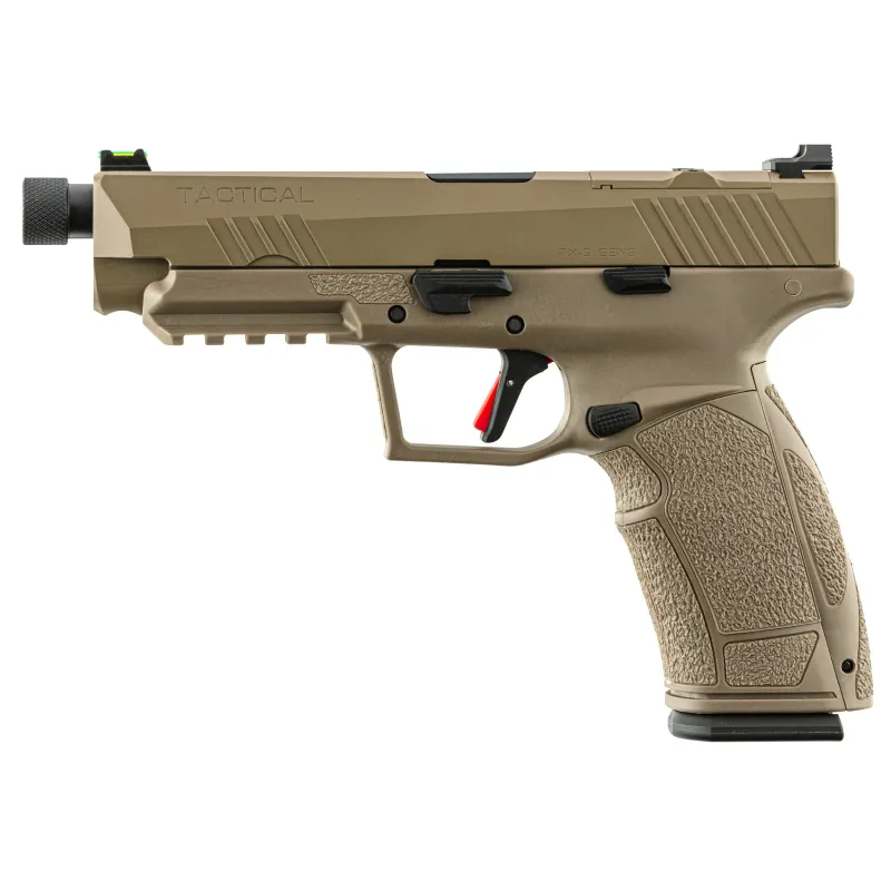 Pistolet TISAS PX-9 TACTICAL calibre 9x19 mm FDE Fileté