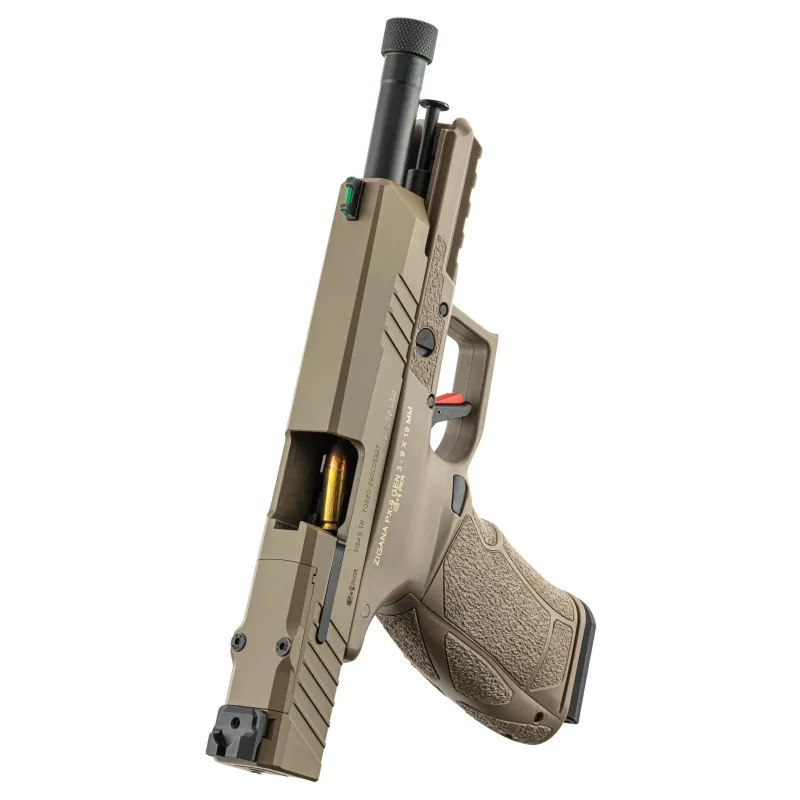 Pistolet TISAS PX-9 TACTICAL calibre 9x19 mm FDE Fileté