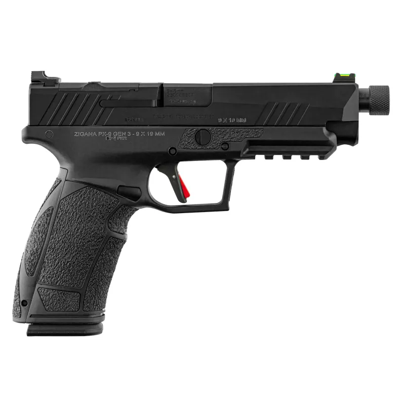 Pistolet TISAS PX-9 TACTICAL calibre 9x19 mm Noir Fileté