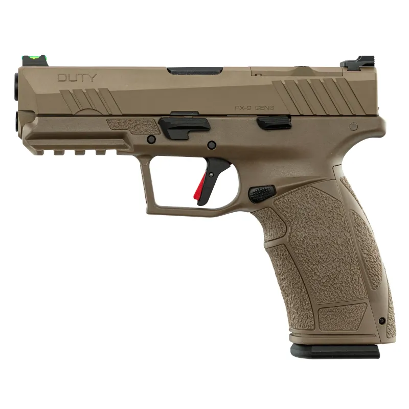 Pistolet TISAS PX-9 DUTY GEN 3 calibre 9x19 mm FDE