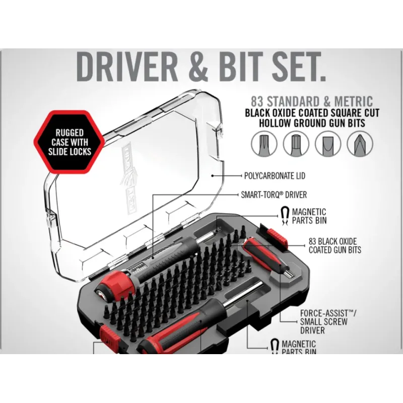 SET MASTER TOURNEVIS SMART TORQ ET SMART DRIVE