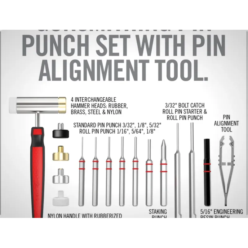 Set massette et chasse goupille AR15
