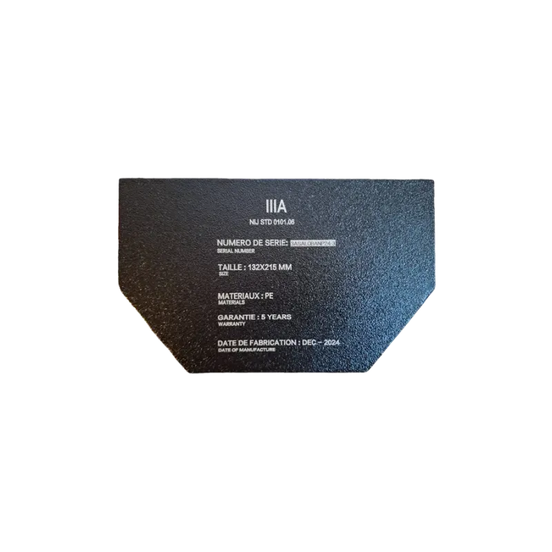 lorica Plaque Balistique  de poche Drop Down