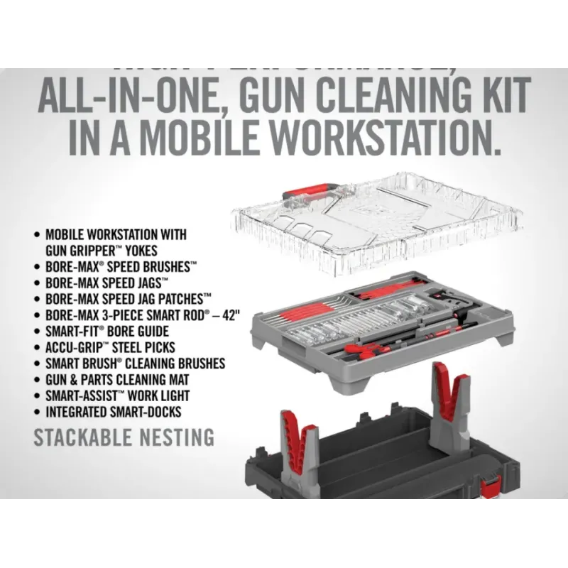 KIT BORE-MAX MASTER AVEC STATION D'ENTRETIEN MOBILE