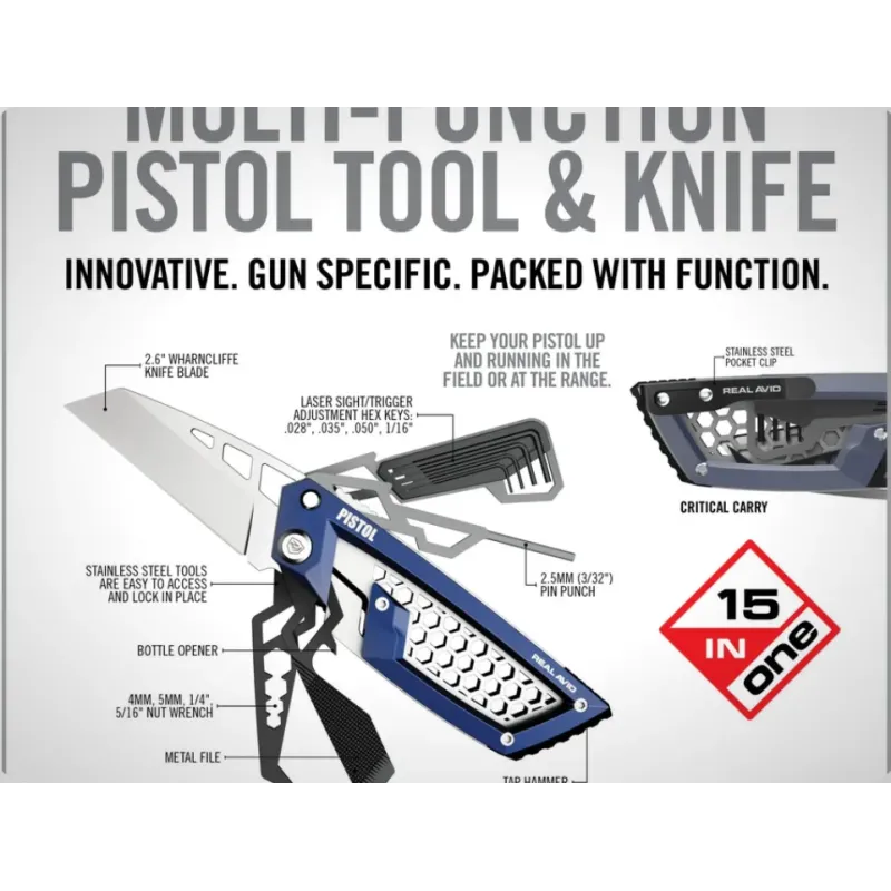 OUTIL MULTIFONCTION GUN TOOL EDGE PISTOLET