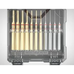 SET STANDARD CHASSE-GOUPILLE 11 PIECES LAITON & ACIER