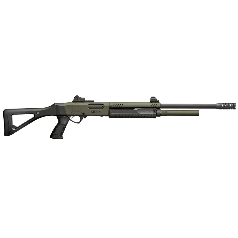 FABARM Pompe STF/12 Pistol Grip Mil Spec Green Calibre 12/76 - 61 cm - 4+1 coups