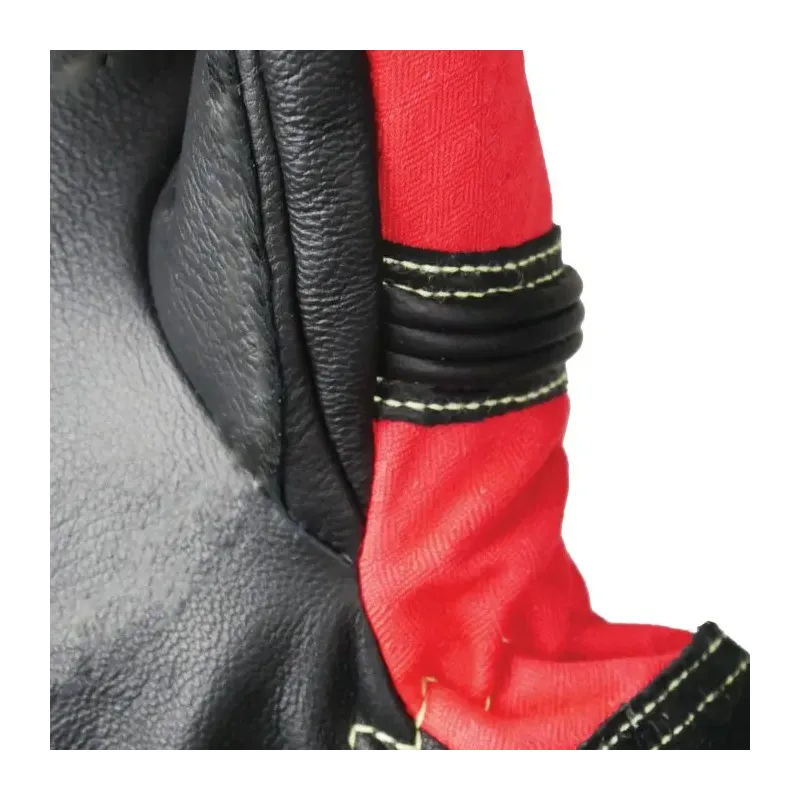 Gant pompier attaque feux cuir rouge ATTACK6PEOM-BSC