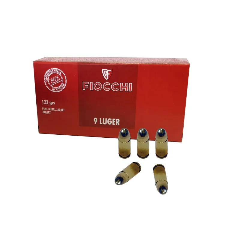 Cartouche Fiocchi c/9mm para fmj 124 grs