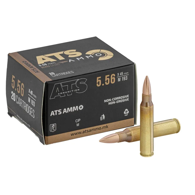ATS X-Force calibre 5.56x45 mm FMJ 55 gr - Boite de 20