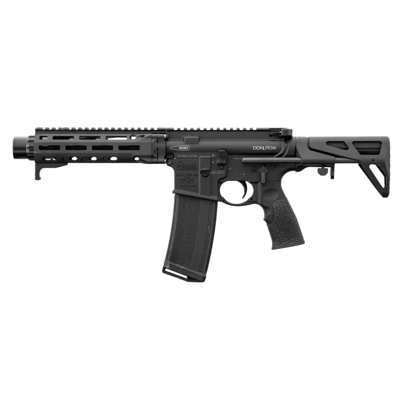 DDM371 10.3 barrel PDW Black Semi Auto Cal. 300BLK
