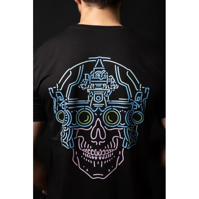 T-Shirt Opérateur - Neon Skull